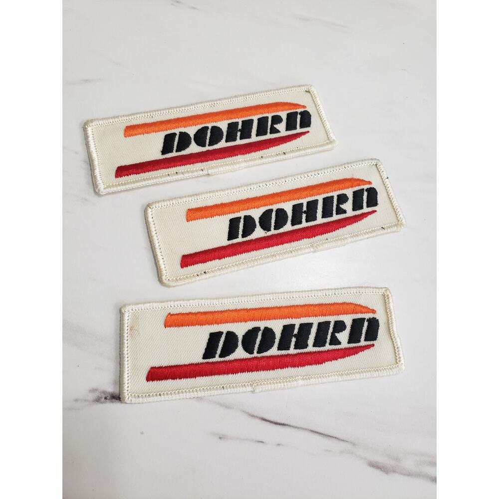 Dohrn Motor Freight Express Trucking Trucker Patch 80s Vintage Lot‎ Of 3